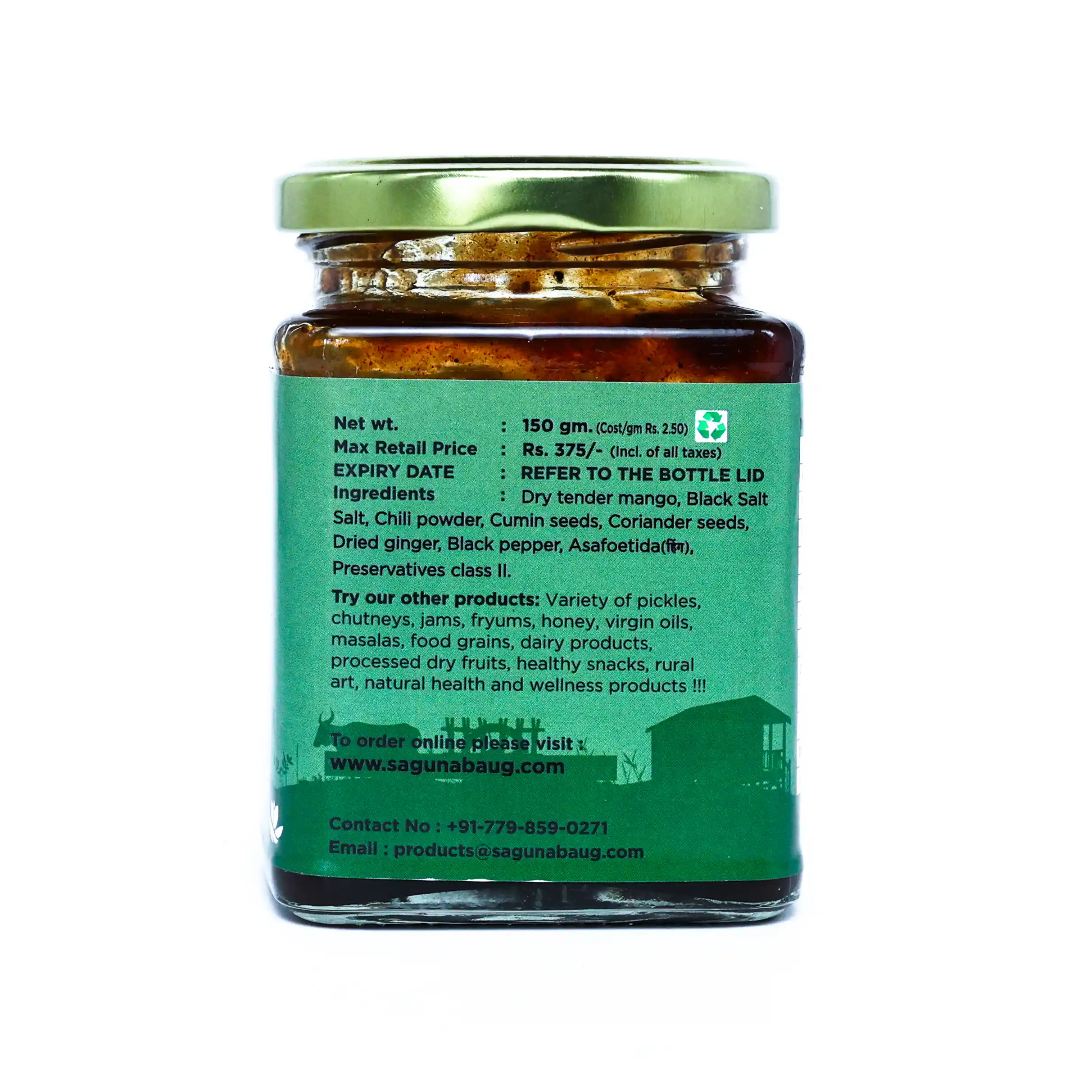 Dried Tender Mango Pickle-Spicy (आंबोशी तिखट लोणचे) - 150 gm - Image 3