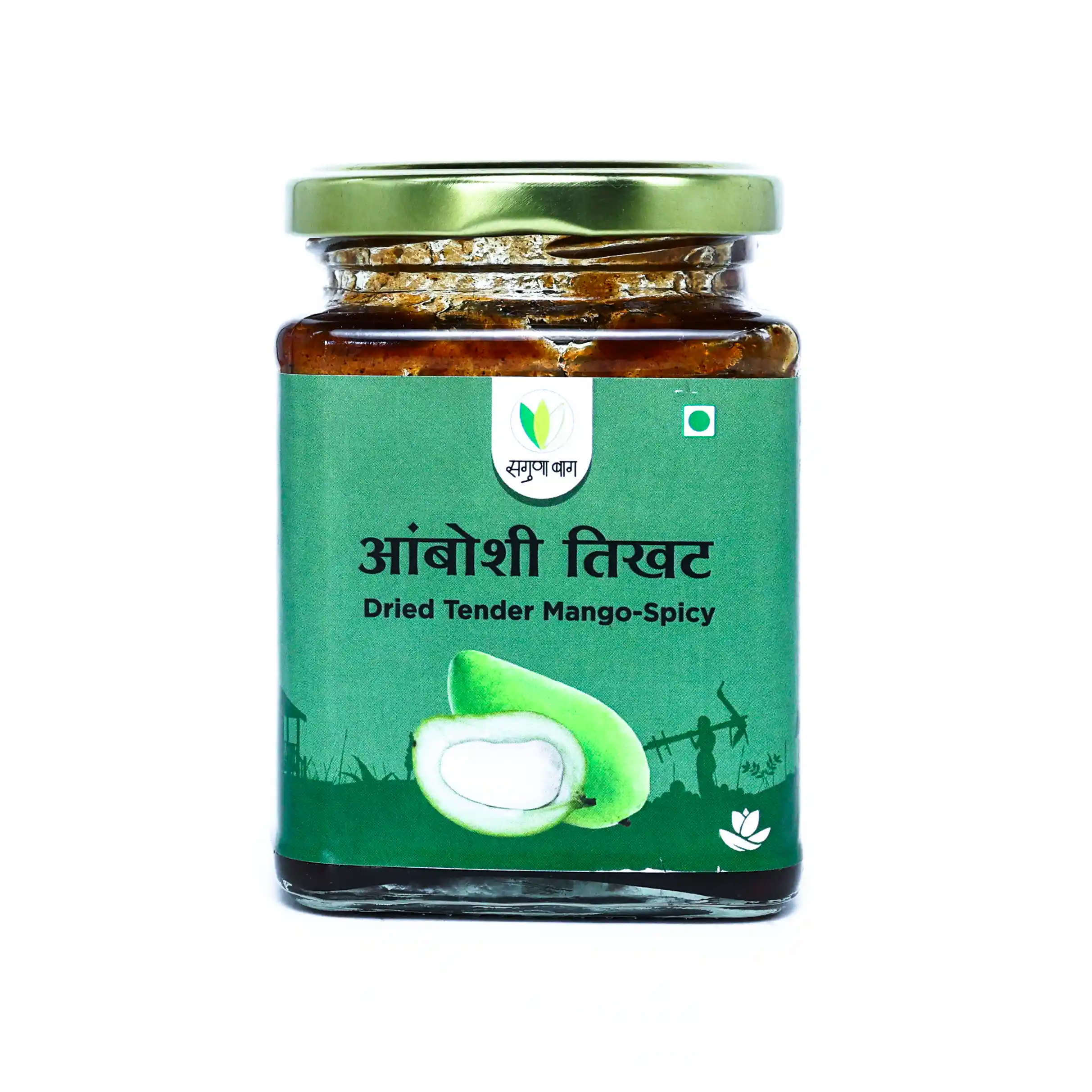 Dried Tender Mango Pickle-Spicy (आंबोशी तिखट लोणचे) - 150 gm