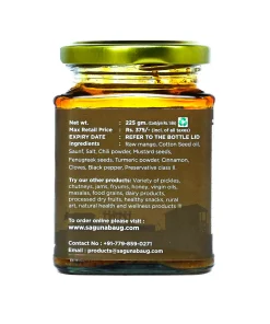 Alternative view of Raw Mango Pickle (कैरीचे लोणचे) - 225 gm