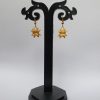 Bamboo Star Drop Earrings