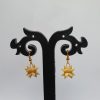 Bamboo Star Drop Earrings - Image 2