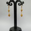 Bamboo Two Diamond Earrings