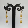 Bamboo Two Diamond Earrings - Image 2