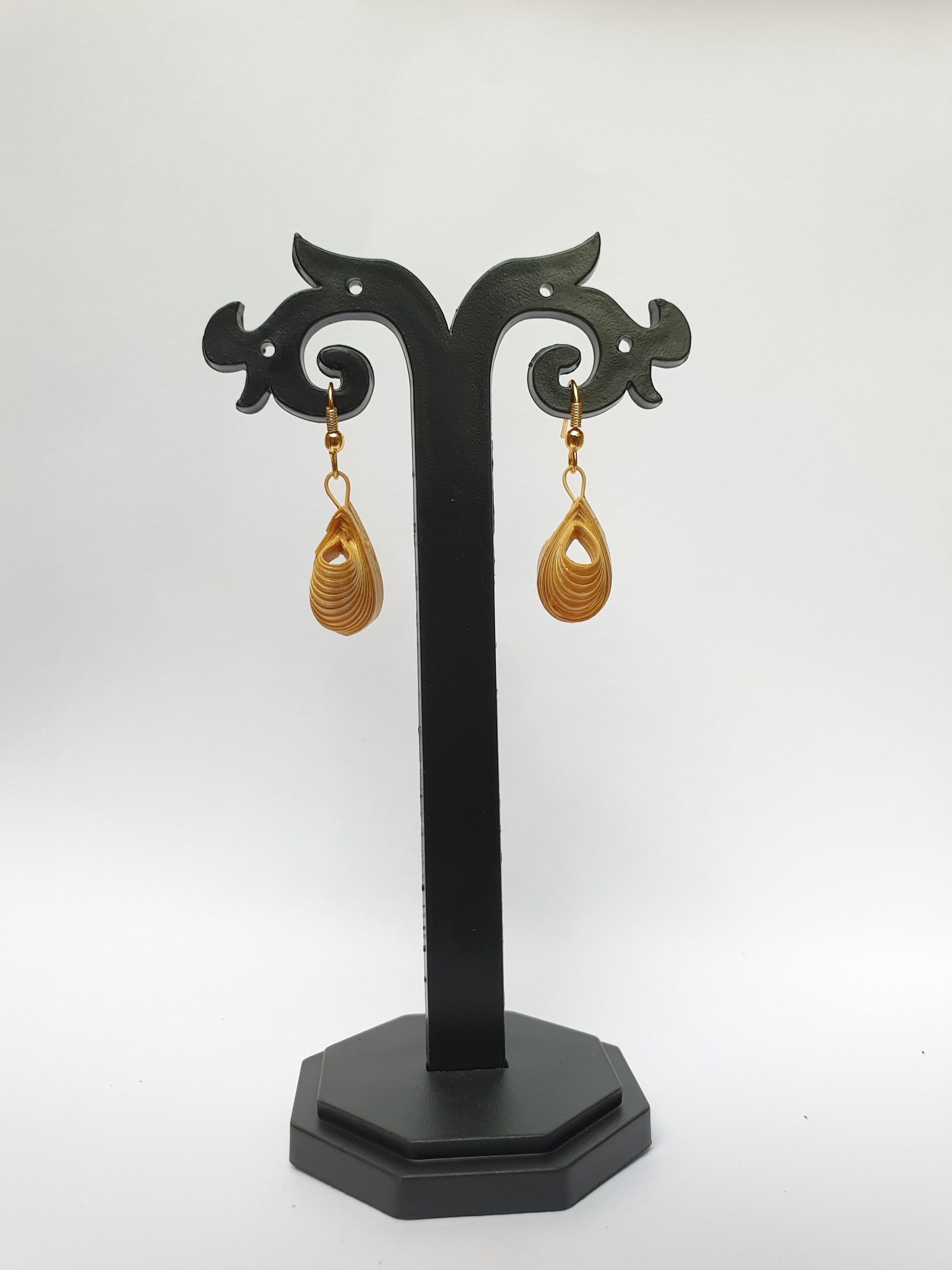 Bamboo Shell Shape Earrings