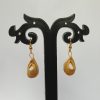 Bamboo Shell Shape Earrings - Image 2