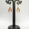 Bamboo Teardrop Earrings