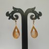 Bamboo Teardrop Earrings - Image 2