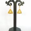 Bamboo Star Pyramid Earrings
