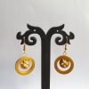 Bamboo Two Round N Star Earrings - Image 3