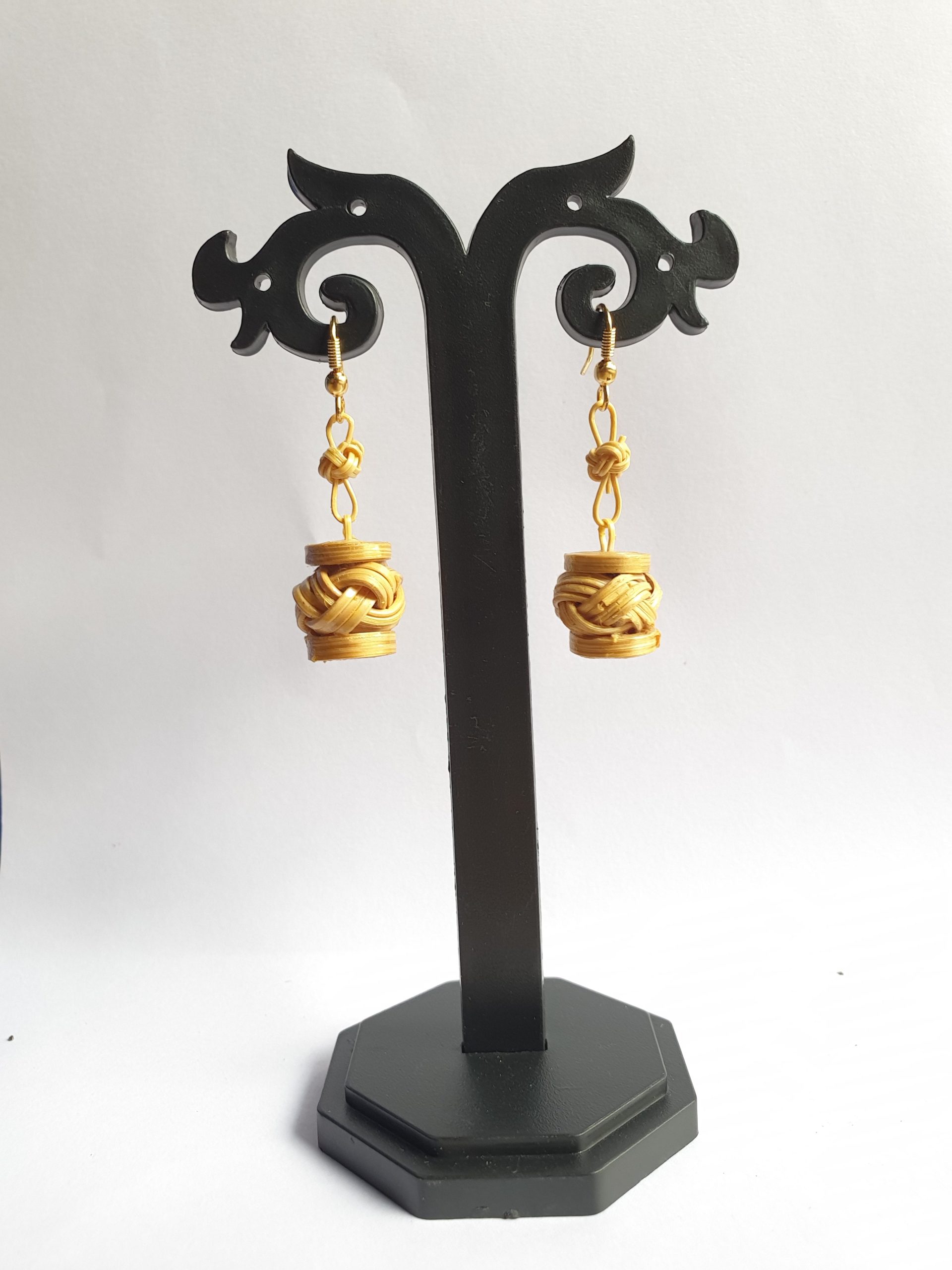 Bamboo Lanthern earrings #2