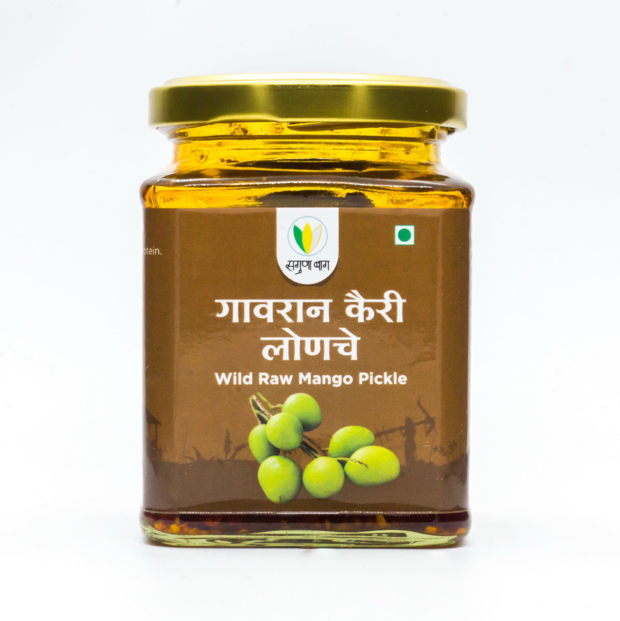 Wild Raw Mango Pickle (गावरान आंबा लोणचे) - 225gm