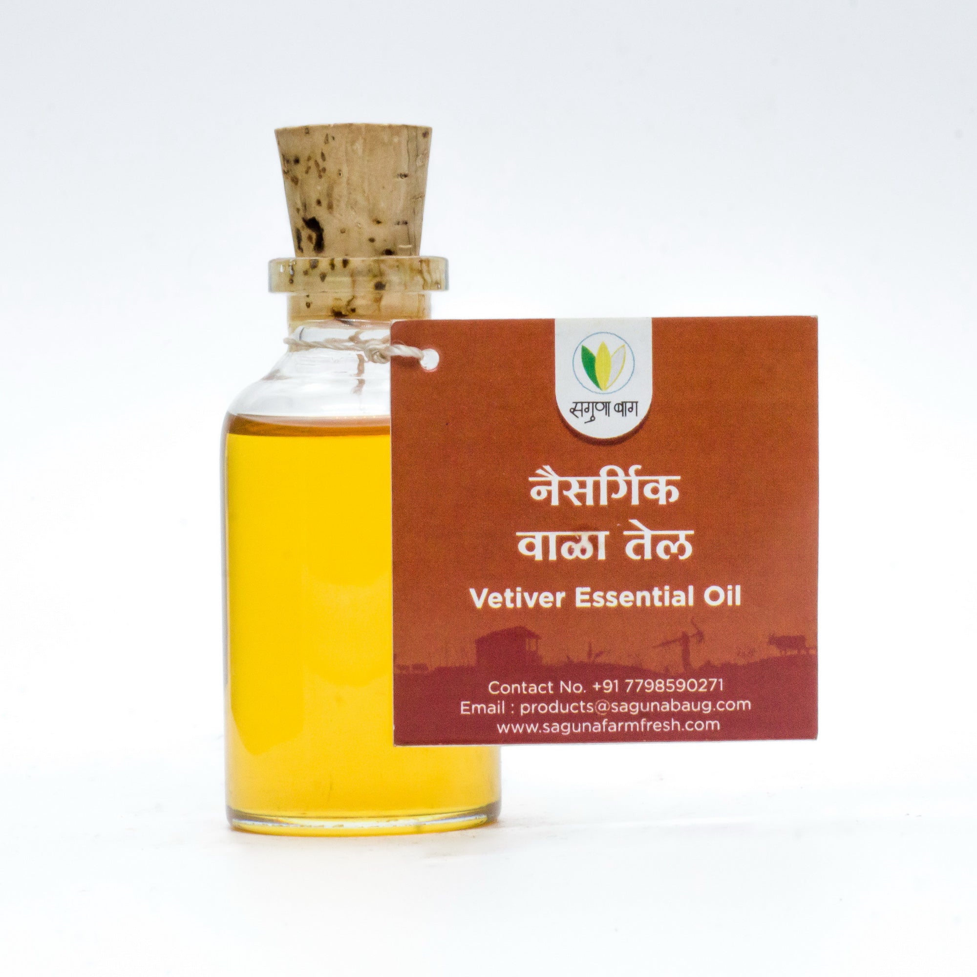 Vetiver Essential Oil (नैसर्गिक वाळा तेल) - 25ml