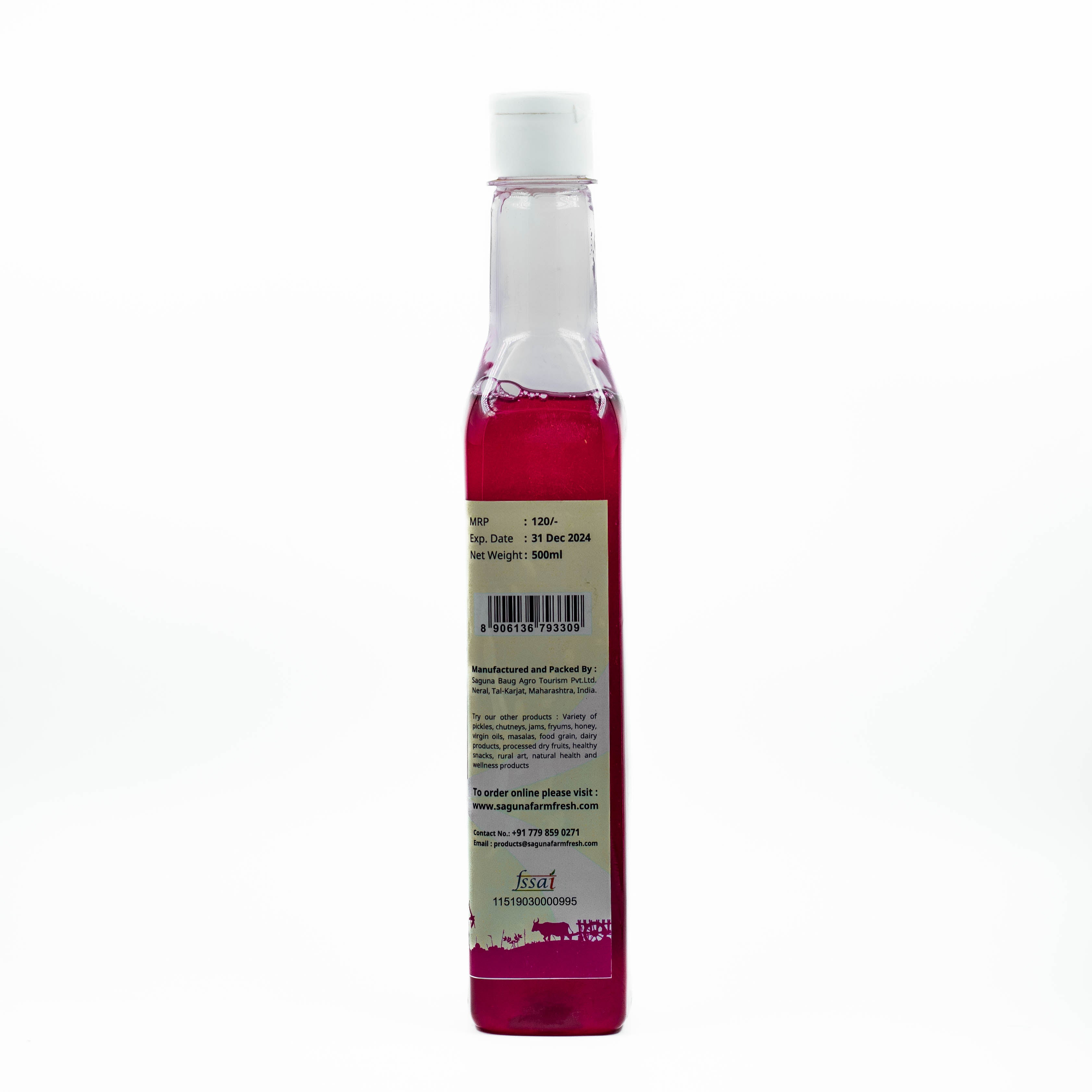 Rose Syrup ( रोज सिरप )500ml - Image 2