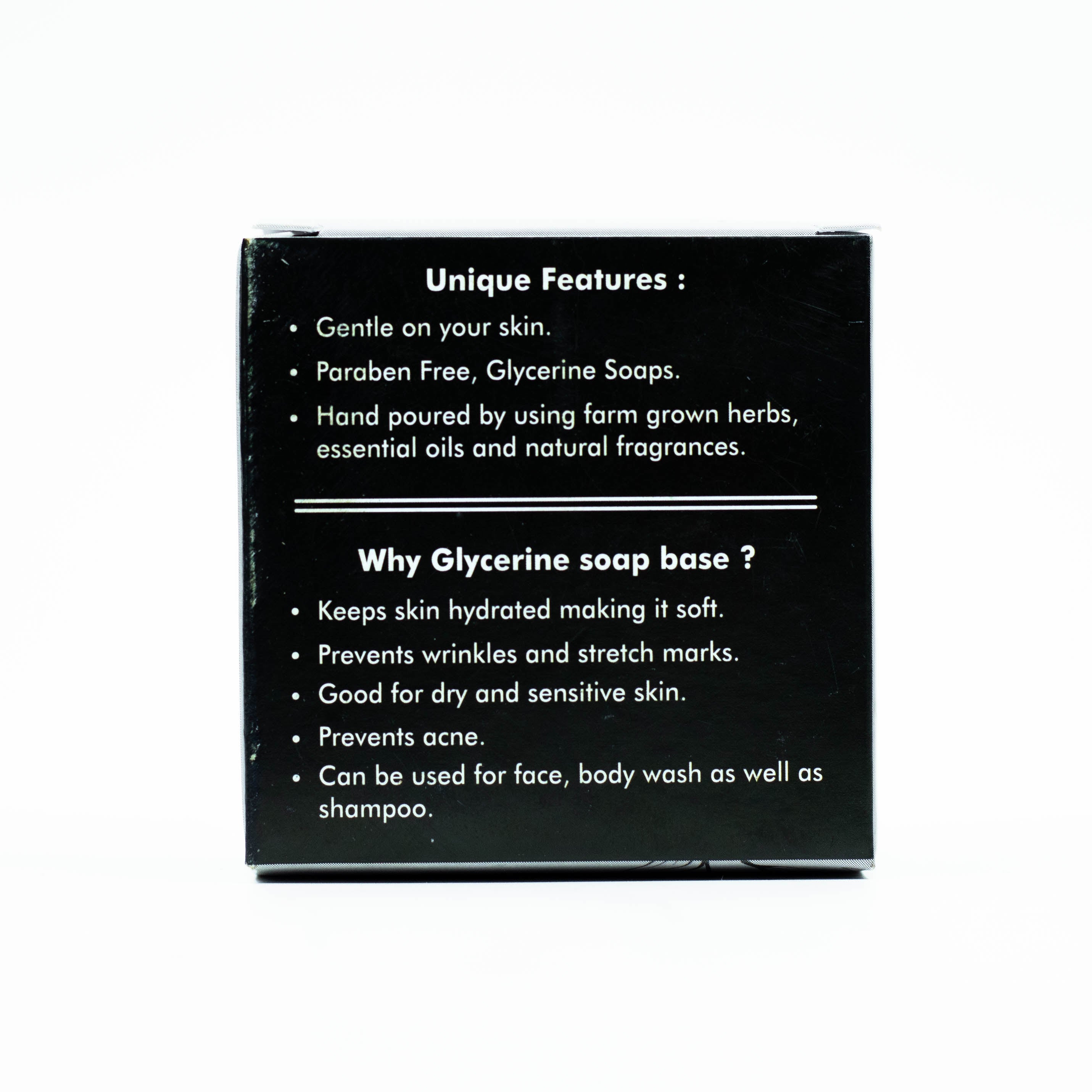 Handmade Natural Soap (Charcoal) - Image 3