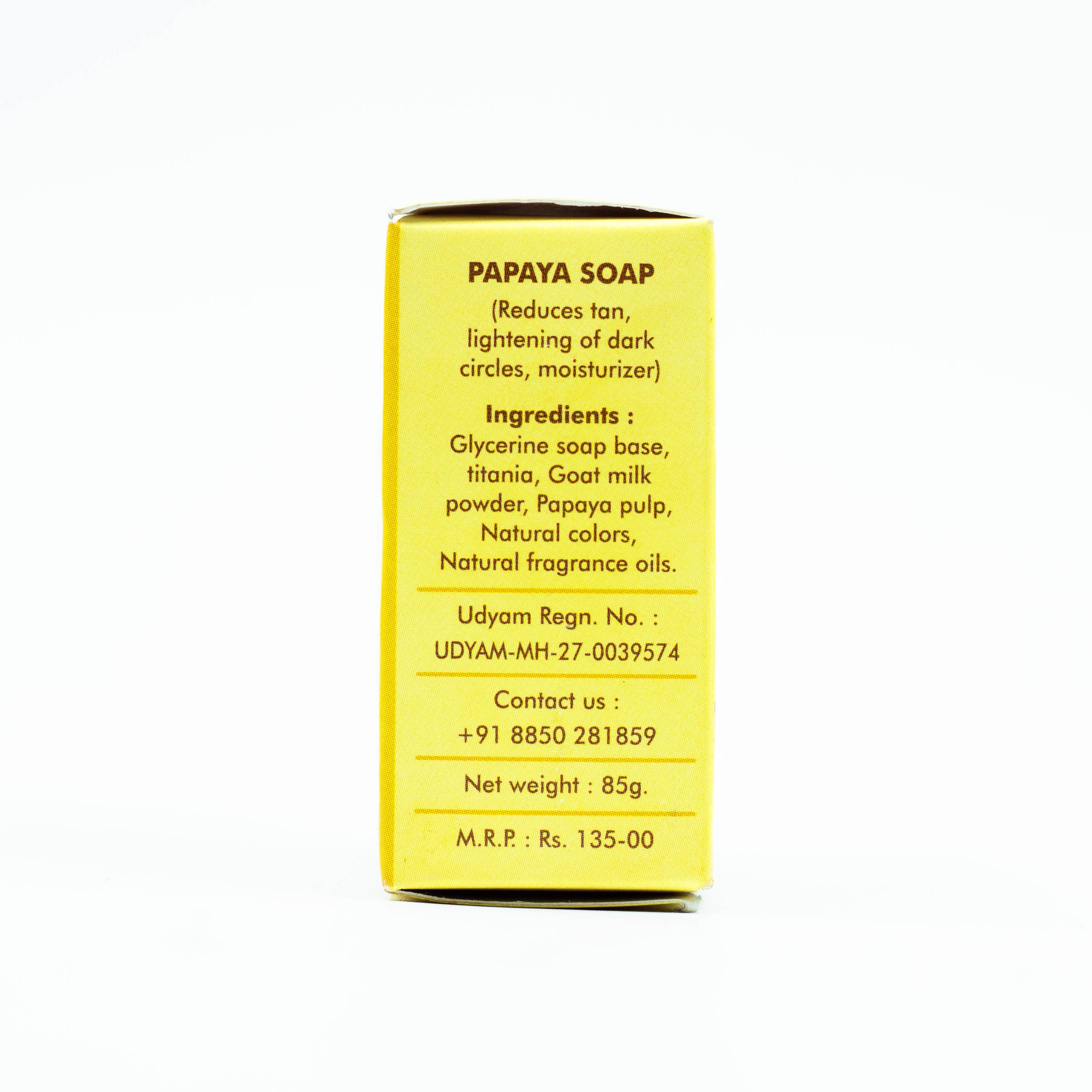 Handmade Natural Soap (Papaya) - Image 4