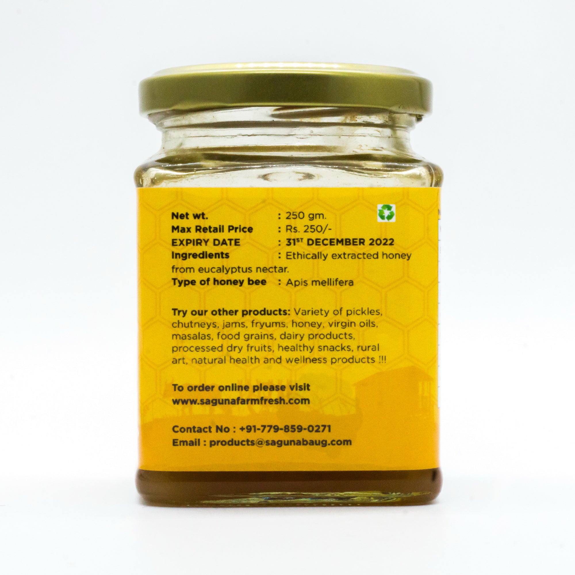 Eucalyptus Honey (निलगिरी मध) 250gm - Image 2